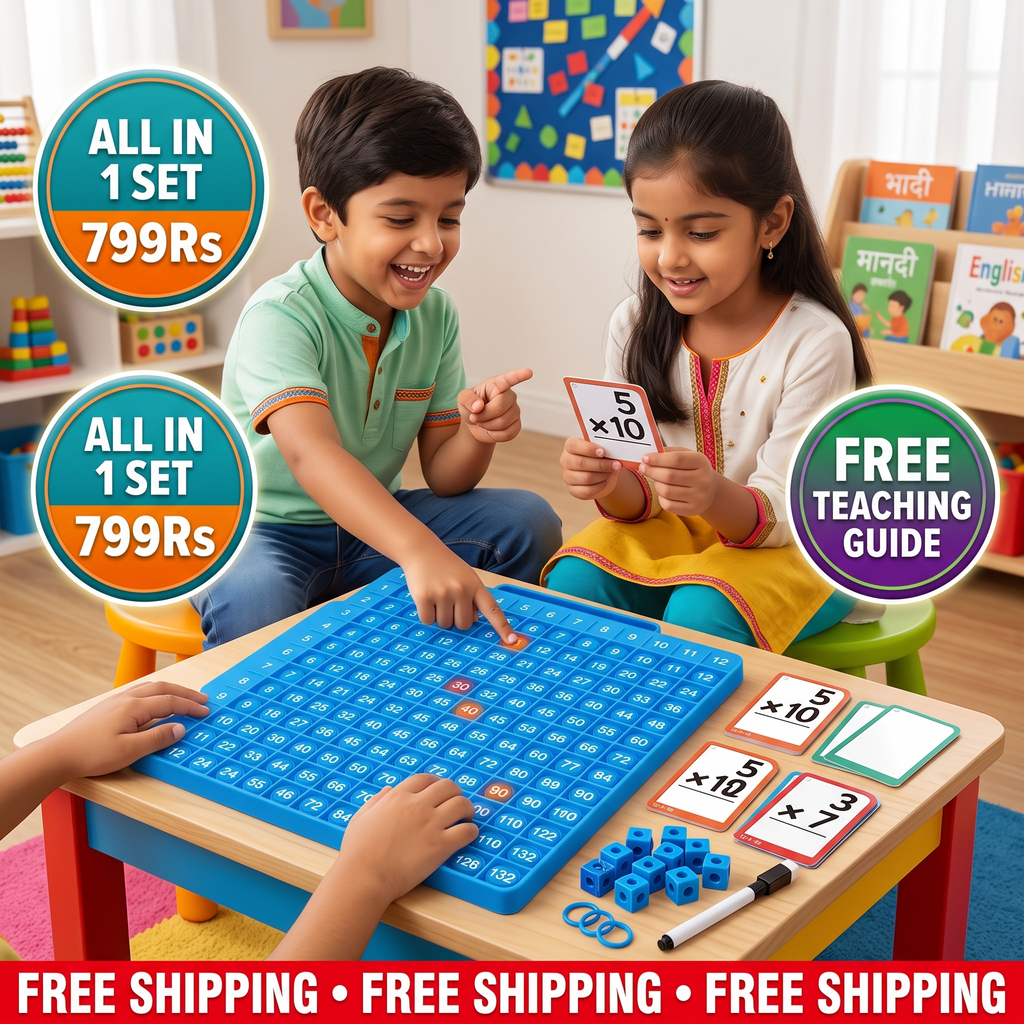 Interactive Math Practice Kit | Set of 332 Pcs