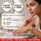 Women's Elegant Heart Link Bracelet | Pack of 4 | Lasts Forever