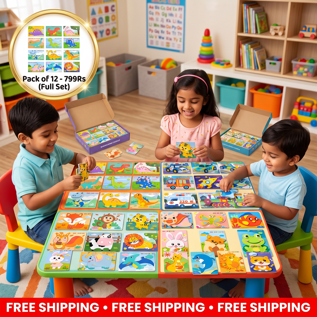 DIY 3D Craft Sticker Set for Kids | Pack of 12