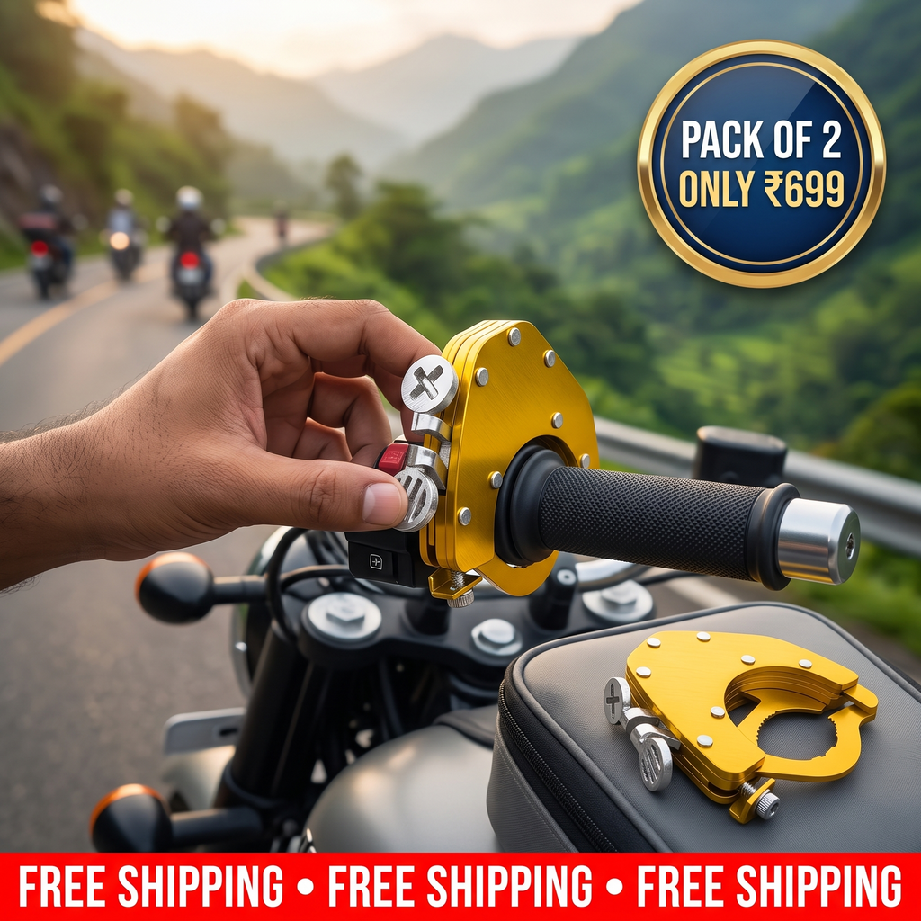 Motorcyle Cruise-Control | Long Distance Throttle Lock | Suitable For All Motorcylces
