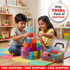 Montessori Cube Building Block Set for Kids | Improve Problem Solving