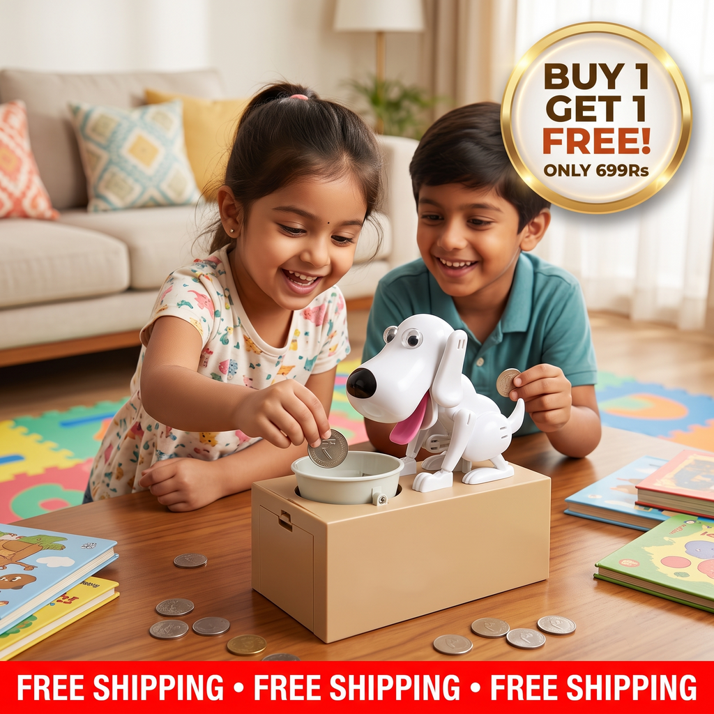 Coin Eating Puppy Bank | Perfect Interactive Gift Set