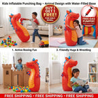 Kids Inflatable Punching Bag – Animal Design with Water-Filled Base | Boosts Physical Activity