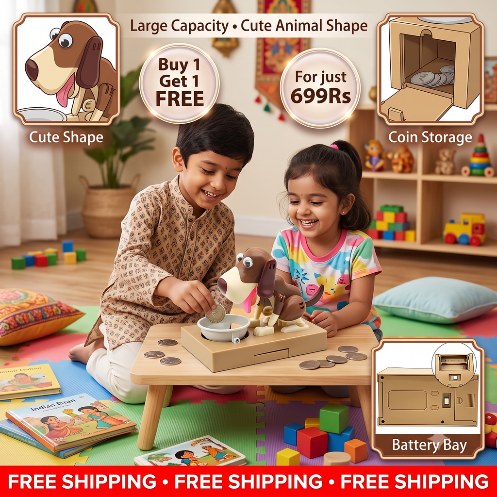 Coin Eating Puppy Bank | Perfect Interactive Gift Set