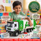 Street Sweeper Interactive Truck Set | Interactive Vaccum Hose
