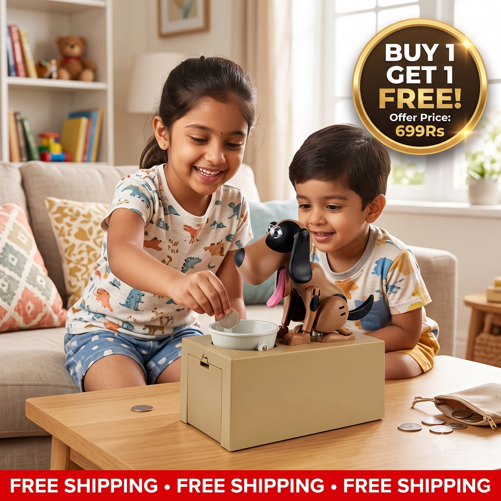 Coin Eating Puppy Bank | Perfect Interactive Gift Set
