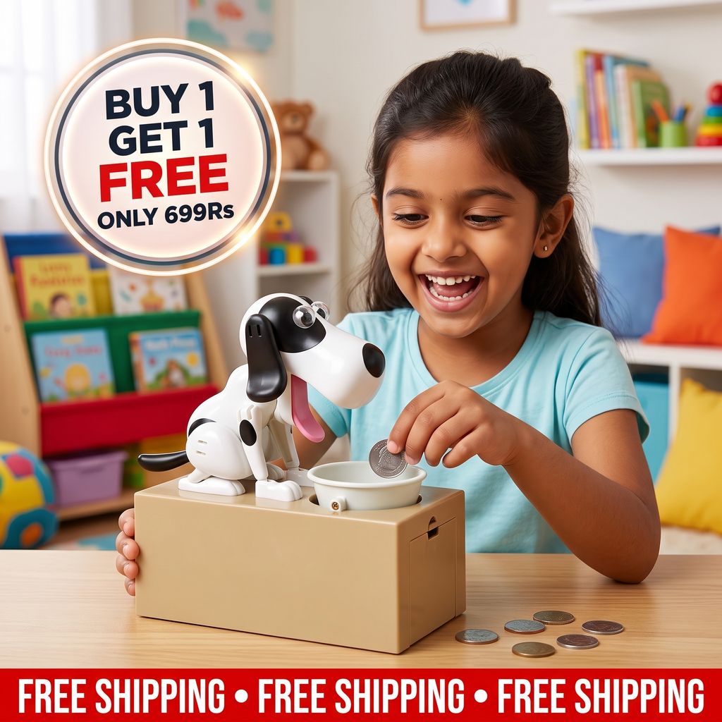 Coin Eating Puppy Bank | Perfect Interactive Gift Set