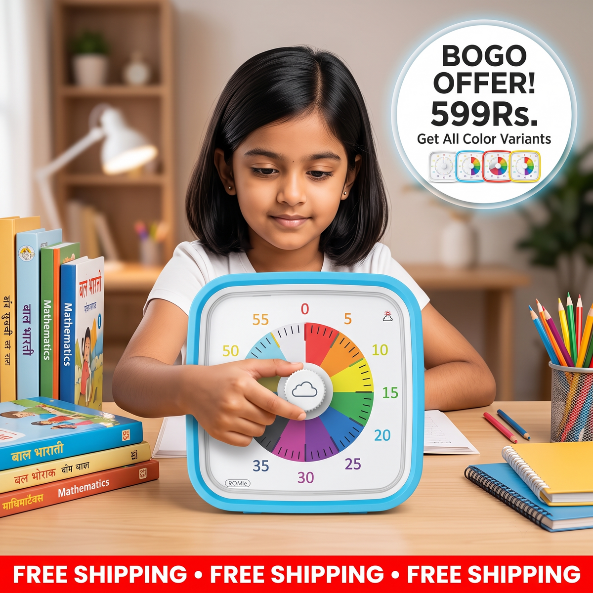 Visual Rainbow Countdown Timer | Buy 1 Get 1 FREE