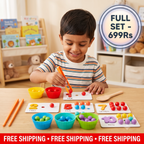Color Bead Match Count Set | Playful Learning