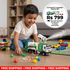Street Sweeper Interactive Truck Set | Interactive Vaccum Hose