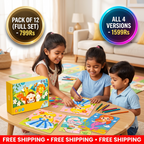 DIY 3D Craft Sticker Set for Kids | Pack of 12