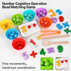 Color Bead Match Count Set | Playful Learning